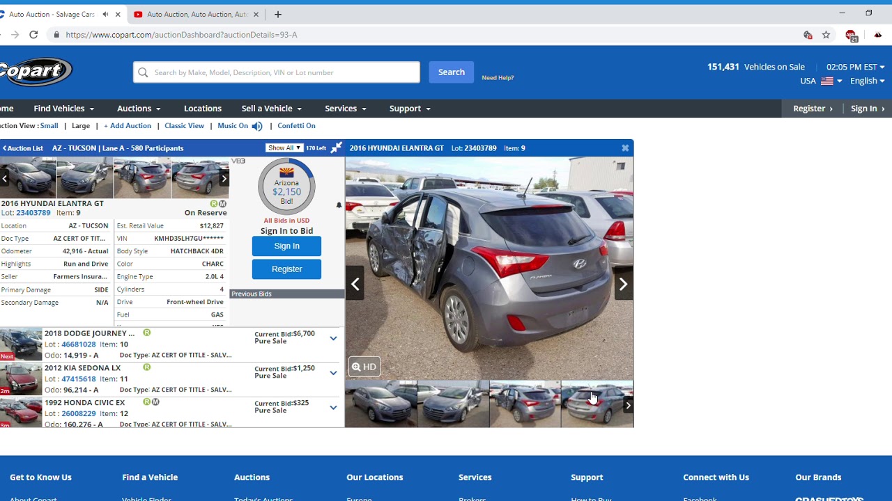 Tucson Car Auction >> Auto Auction Time Copart Usa Tucson Az 2 22 2019 2 01 36 Tucson Car Auction >> Auto Auction Time Copart Usa Tucson Az 2 22 2019 2 01 36