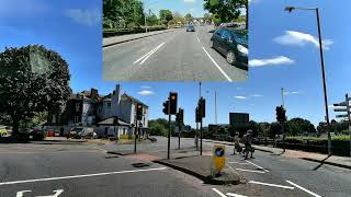 Driving On Castle Street, Croft Road, Dolday, All Saints' Road, Bridge Street, New Road Worcester UK