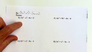 Algebra 1 - Big Ideas 7.8 - Factoring Polynomials Completely