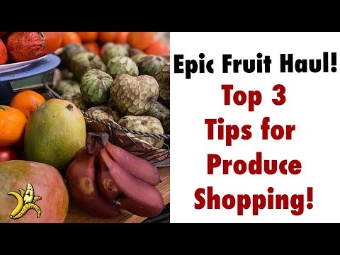 Top 3 Tips for Produce Shopping, Raw Vegan