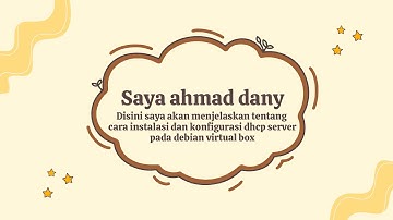 TUGAS ASJ || CARA INSTALASI DAN KONFIGURASI DHCP SERVER PADA DEBIAN VIRTUAL BOX