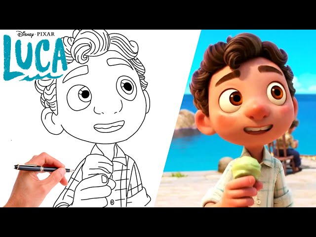 luca paguro (barbie and 2 more) drawn by koinotea