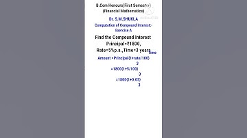 FINANCIAL MATHEMATICS B.Com & B.Com HONOURS #shorts #viral #youtube #shortsfeed #shortvideo #study