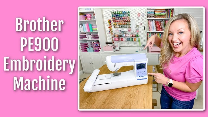 BEST BEGINNER EMBROIDERY MACHINE?! Let's unbox and try out the Brother  PE800! 