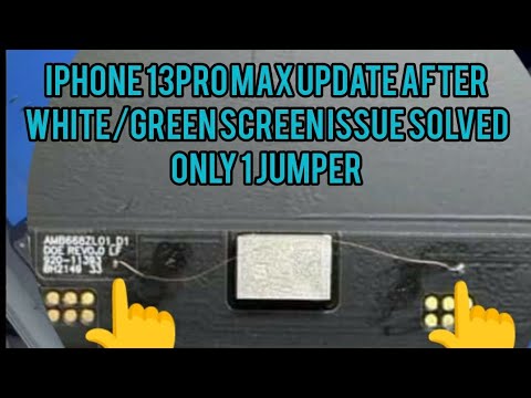 iPhone 13pro Max Update After White/Green Screen issue Solved Only 1 ...