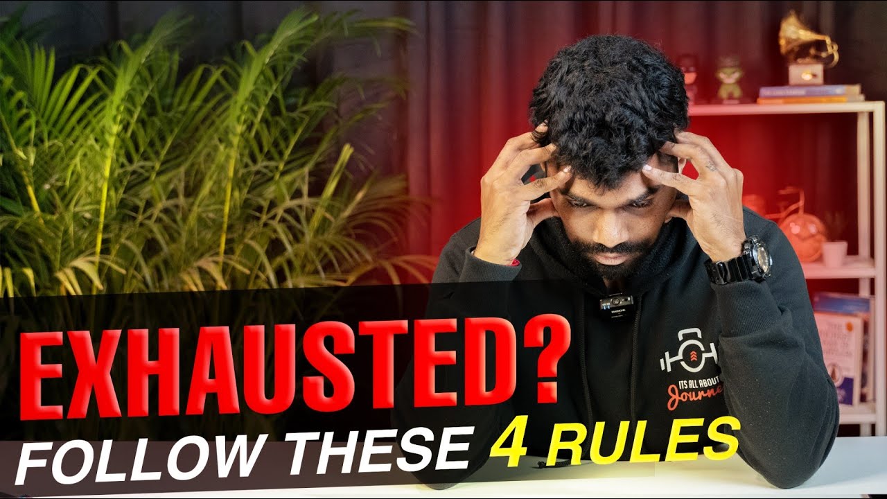 How to avoid burnout? | 4 tips if you are exhausted | Watch this to get rid of burnout