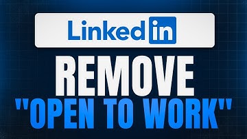 How to remove Open To Work on LinkedIn (Easy Steps!)