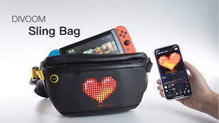 Divoom Sling Bag With Led Display Unboxing