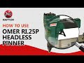 How to use Raptor Omer Ri.25P Headless Pinner | pneumatic nails gun | video tutorial