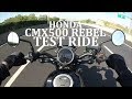 Honda CMX500 Rebel | Test Ride completo