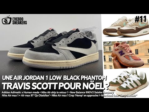 Une nouvelle Air Jordan 1 Low Travis Scott pour Noël ? Nike Air max 1 Crepe...