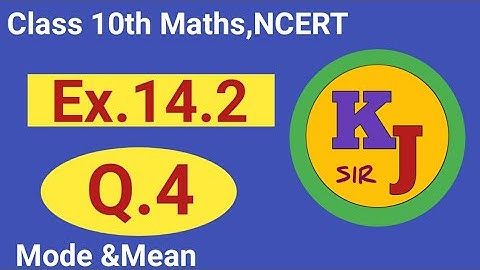 Ex.14.2, Q.4 | Class 10th Maths NCERT| Chapter-14 Statistics