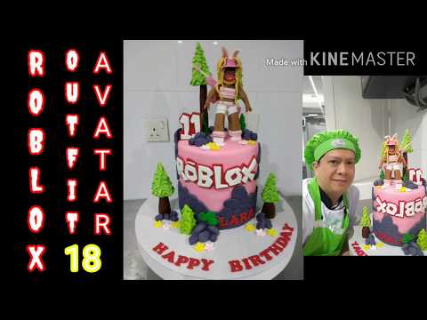 Kake Walker - Roblox cake with the Birthday girl's avatar