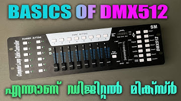 How to use DMX512 | DMX512 Review & Basics Malayalam | Radiare Lightings