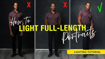 How to Light Full-Length Portraits | Head to Toe Photography Tutorial With Gary Hughes