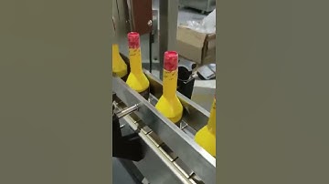 Automatic bottle neck shrink sleeve labeling machine