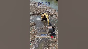EXCAVATOR is a HERO! 🤯 River BURIED in Trash Gets CLEANED!