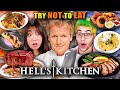 Try not to eat  hells kitchen  part 2 duck a lorange crab risotto exotic tartar