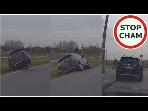 Wjechał do rowu, blokował drogę, jeździł po krawężnikach - dziwna jazda kierowcy VW #600 Wasze Filmy