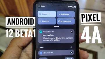 Android 12 beta 1 hands on Review : Pixel 4a