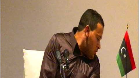 المتسابق حمزة مصطفى الجمل من مكتب نالوت في جانب القرآن الكريم كاملا