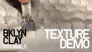 BKLYN CLAY Online Tutorial: Textured Coil Slabs with Varvara Mokrushina