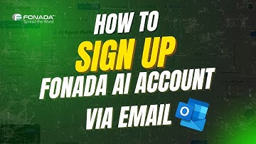 Fonada AI Signup Tutorial | Create Your Account Using Email