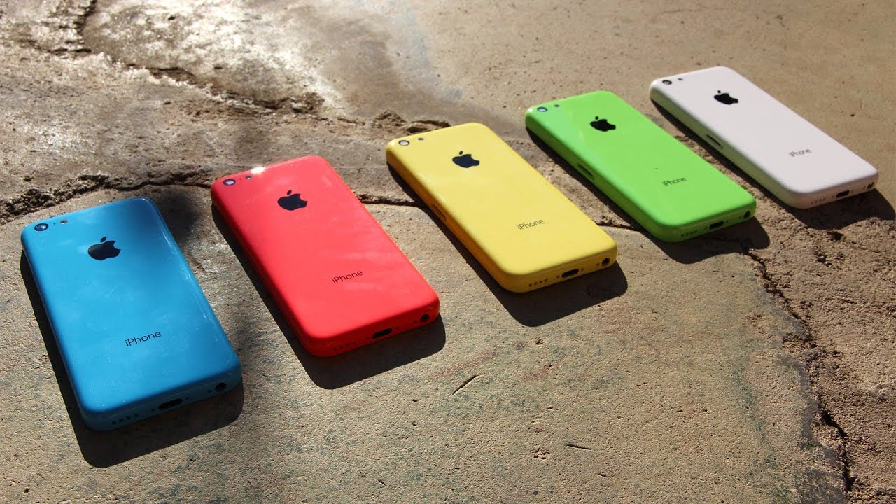iPhone 5c Color Comparison [Green, Yellow, White, Pink, or Blue ...