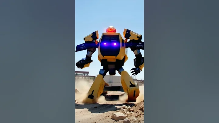 🤖 New transformers! Robotics excavator transformation. #robot #shorts #fyp #viral #excavator #ai