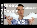 White sneakers greats royale v suitsupply  luxury leather sneakers under 200