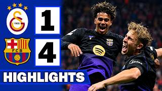 Barcelona vs Galatasaray 4-1 Highlights (UEFA Champions League) Galatasaray Barcelona