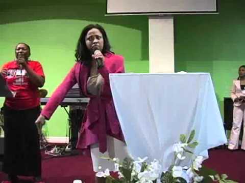 Prophetess Tera Carissa Hodges ministers at MESSIE...