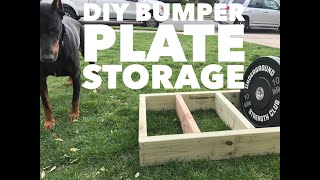 DIY Bumper Plate Storage 