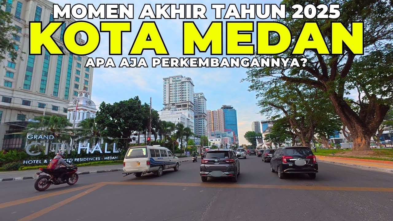 Momen Akhir Tahun 2025 di Kota Medan | Potret Perkembangan Suasana Kota
