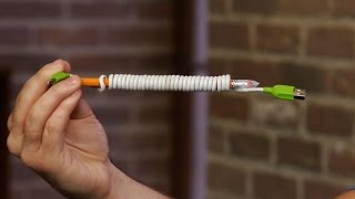 How to coil your charging cords