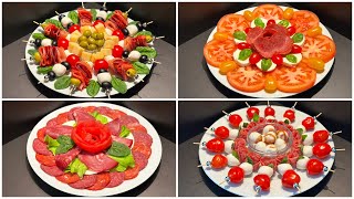 SNACK PLATE for your guests! 4 options for beautiful serving of cheeses and meats for the holiday! by Lecker mit Nicole 8,065 views 1 month ago 8 minutes, 50 seconds