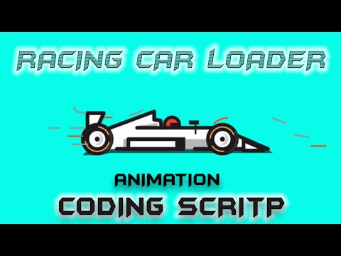 Build Racing Car Loader HTML & CSS || Coding Script || Animation