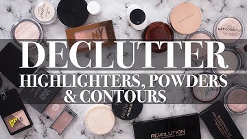 The Never-Ending Makeup Declutter Series | Part 2: POWDERS AND HIGHLIGHTERS