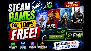 Tutorial on how to get steam games for 100% free | How To Gamer Tech (2026)