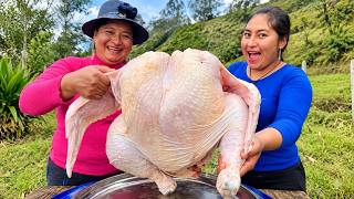 We Baked a GIANT TURKEY Covered in Salt in a Barrel! screenshot 3
