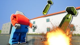 RUNNING FROM NUKES!  Brick Rigs Gameplay  Lego Nuclear BOMB Survival!