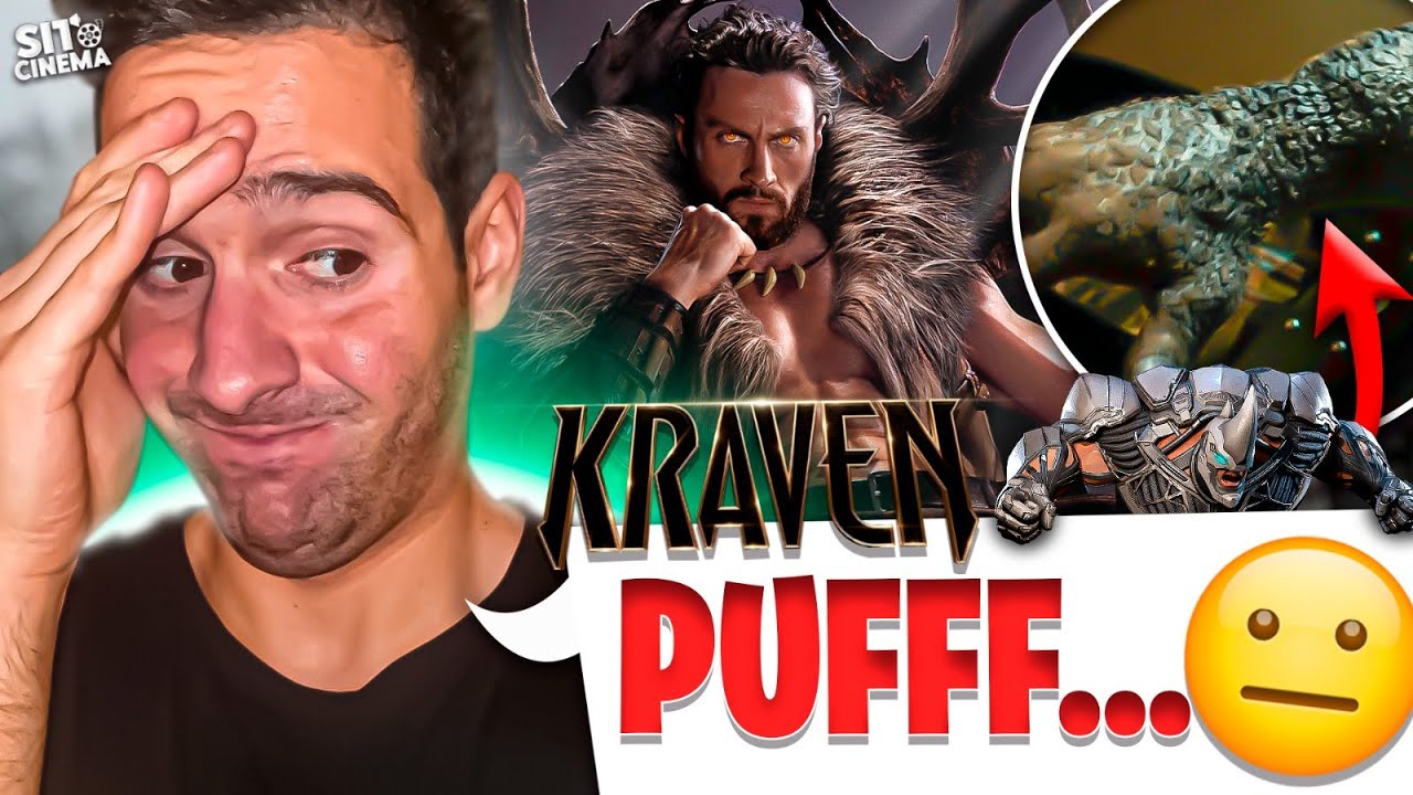 PUFFF...😑 REACCIÓN AL TRÁILER DE KRAVEN THE HUNTER