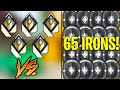 Valorant: 5 Radiant vs 65 Iron Players - Who Wins?