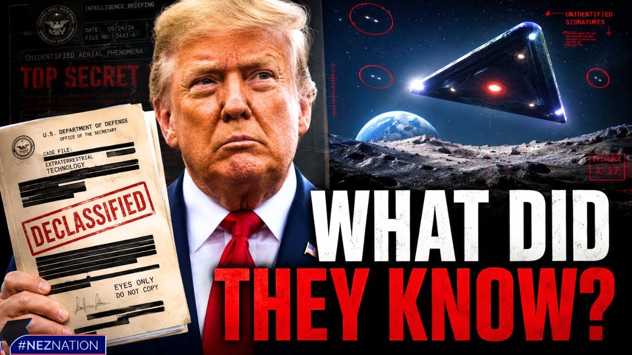 🚨DECADES OF SECRETS RELEASED! Trump OPENS UFO Files to the Public