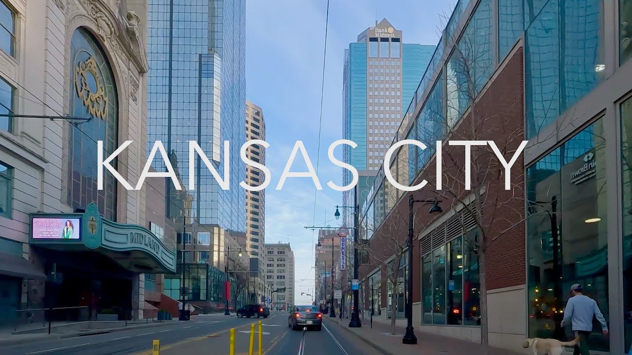 Downtown Kansas City Missouri Drive 4K - Driving Tour