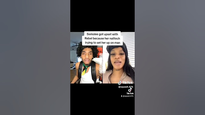 Rebel nail tech trying to set her up with a man and Swiss lee got upset #tiktok #wildnout #live