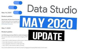 Google Data Studio Update - May 2020 (Map chart, Data Studio API)