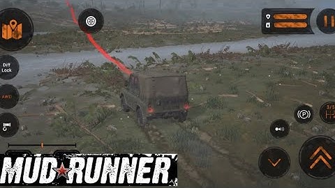 MUDRUNNER MOBILE | THE VALLEY MAP #1 | OFFROAD GAMEPLAY ANDROID/IOS