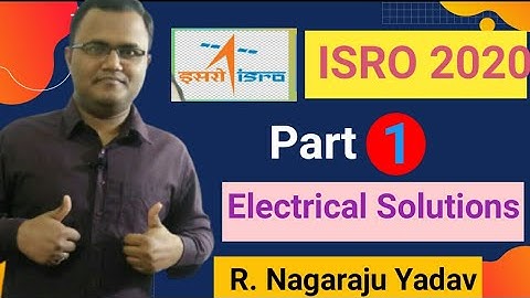 Lecture = 1 ISRO 2020 EE Solutions