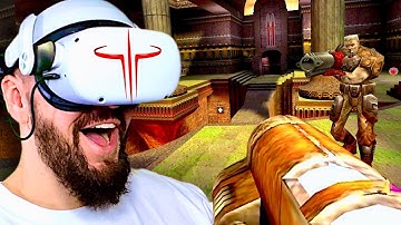 QUAKE 3 ARENA VR IS INCREDIBLE! New Quest 2 Gameplay Might Surprise You